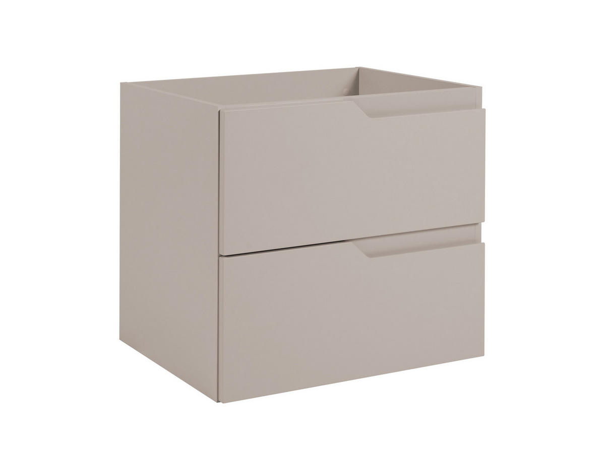 BADEZIMMERSCHRANK: Kaschmir, 140 (2 x 60 + 20) x 46 x 58 cm - Kaschmir, Holzwerkstoff (140/58/46cm) - 3XE LIVING