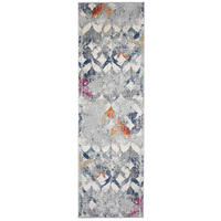TEPPICHLÄUFER LAZUR Grau Weiß 70/200 cm - Grau, Textil (70/200cm) - Tapiso