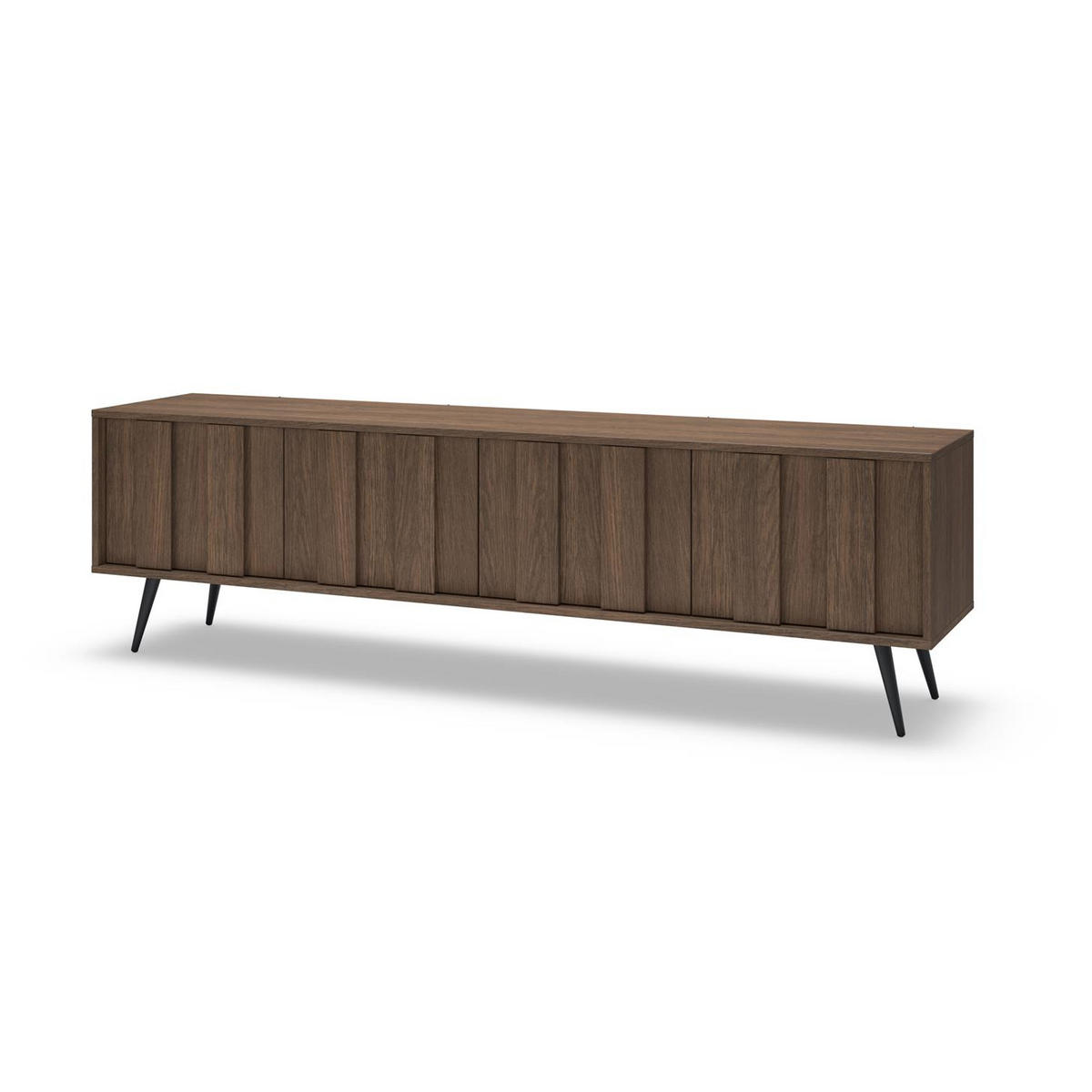 RTV-SCHRANK Faro, viertüriger mit LED - Eichefarben, Holzwerkstoff (183/54/40cm) - Bettso
