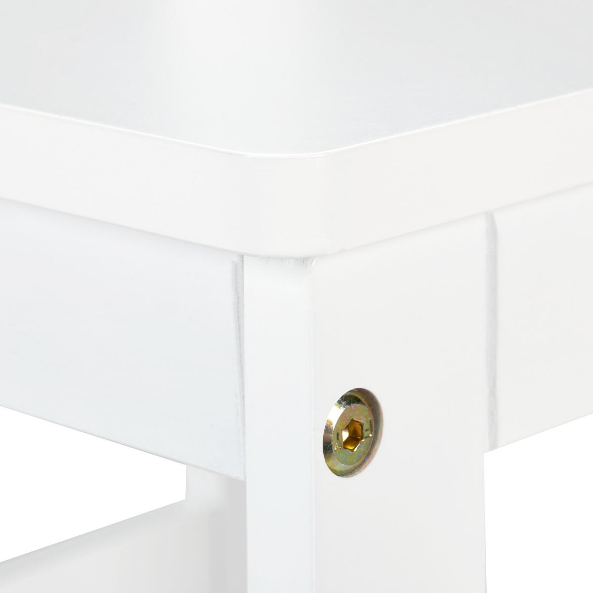 DETSKÁ sedacia súprava - biela, kompozitné drevo (59/45.5/47cm) - Relaxdays