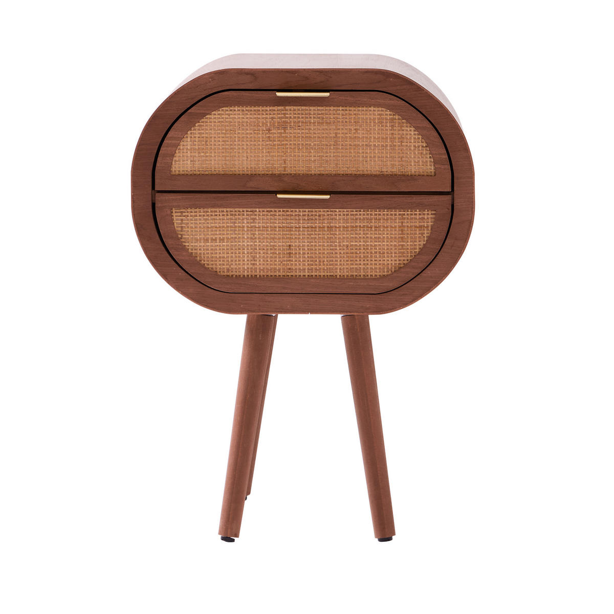 NACHTTISCH Rechteckig Braun 40 x 36 x 64 cm - Braun, Holz (45.5/64/34cm) - Nordlys