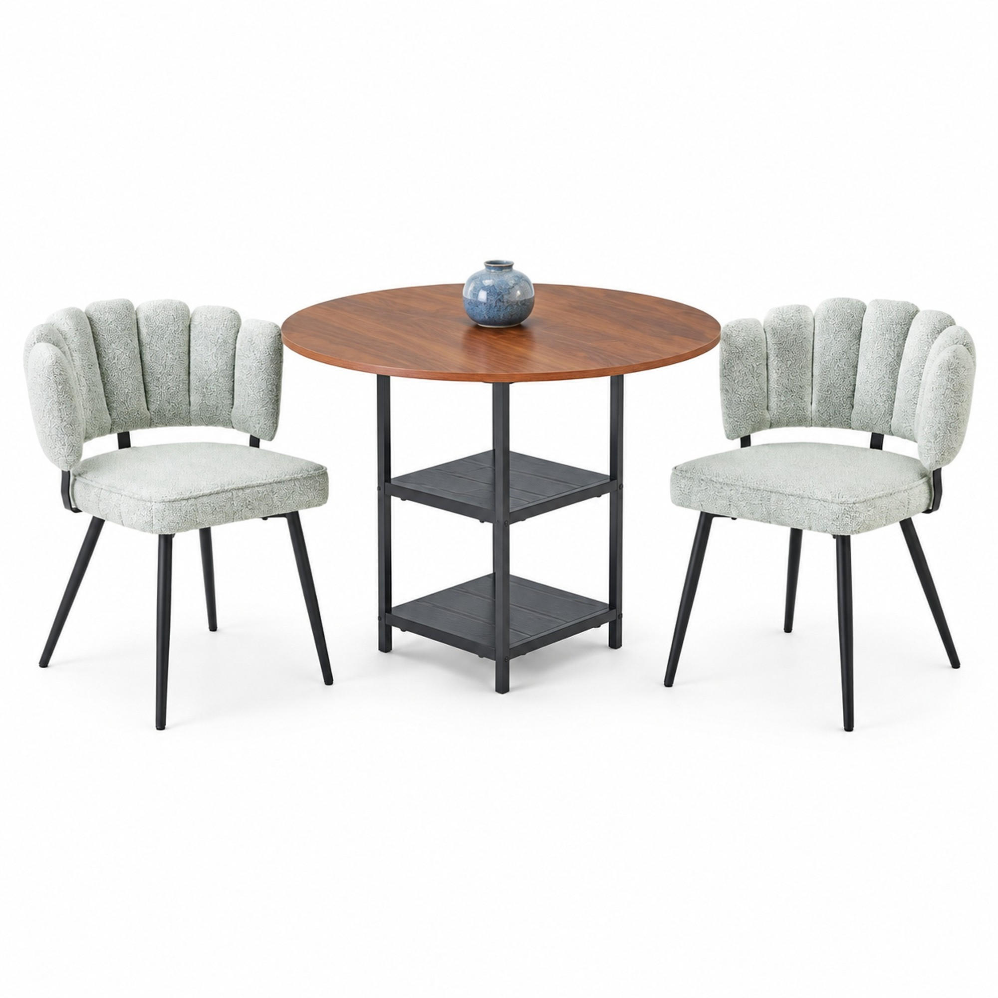 Meubliv Esszimmerset Mehrfarbig 107x75x107 cm