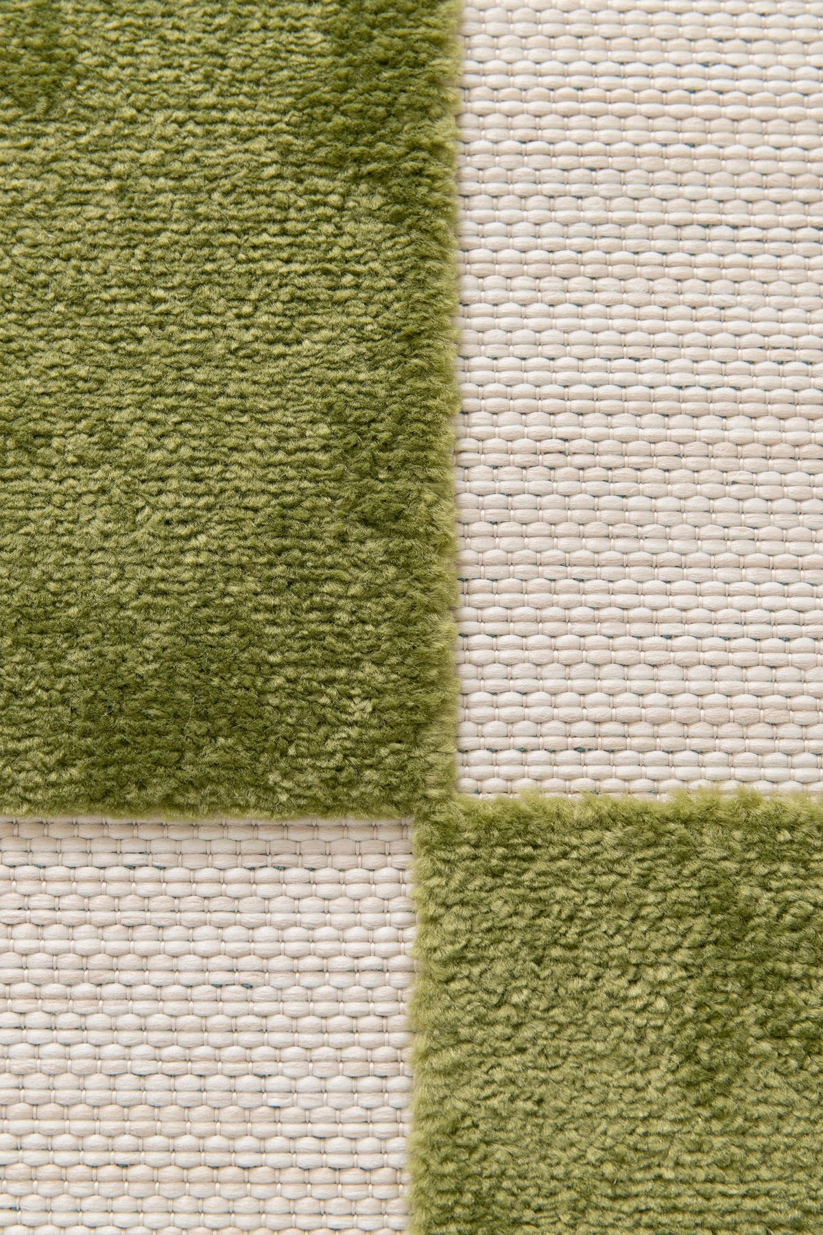 TEPPICH für Innen und Außen mit Skulptureffekt grün - Grün, Textil (120/170cm) - AFK Living