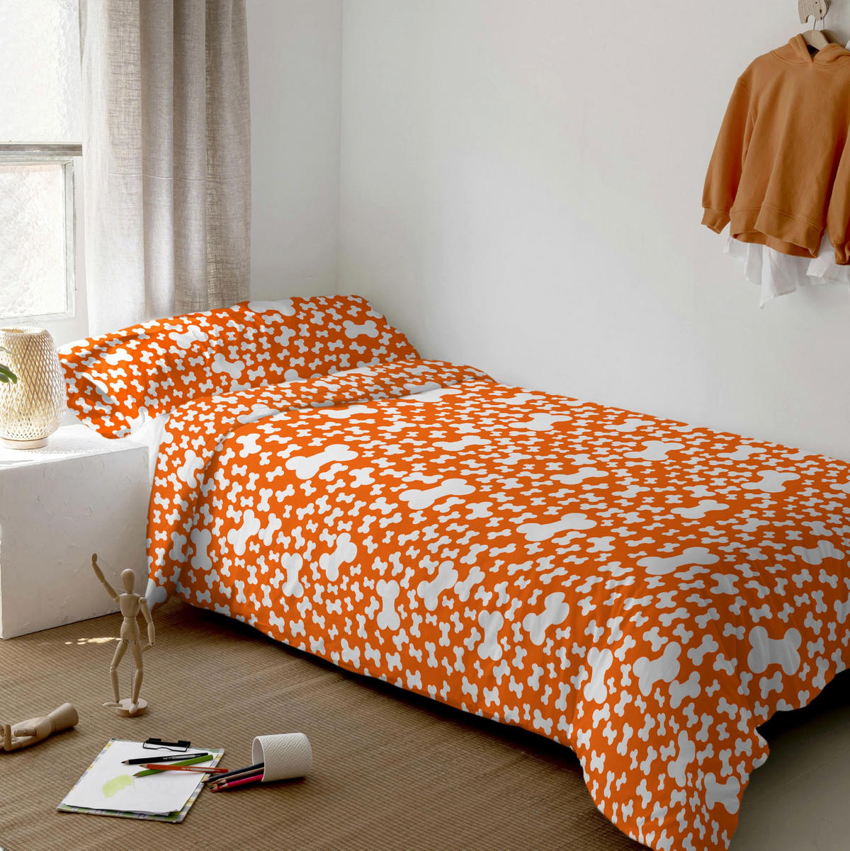 BETTBEZUG 2er-Set teiliges dogs (d) 155x220 cm (komfortgrösse) mehrfarbig - Multicolor, Textil (155/220cm) - Happy Friday