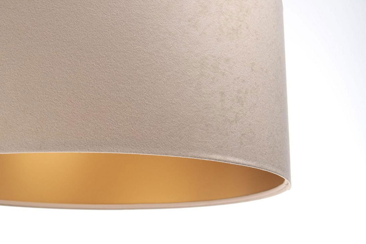 HÄNGELEUCHTE Gold 50/25 cm - Beige/Goldfarben, Kunststoff (50/0.8/25cm) - ONZENO