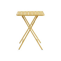 GARTENTISCH - 2 Personen - Metall - Senffarben - - Dunkelgelb, Metall (60/60/73cm) - Vente-Unique