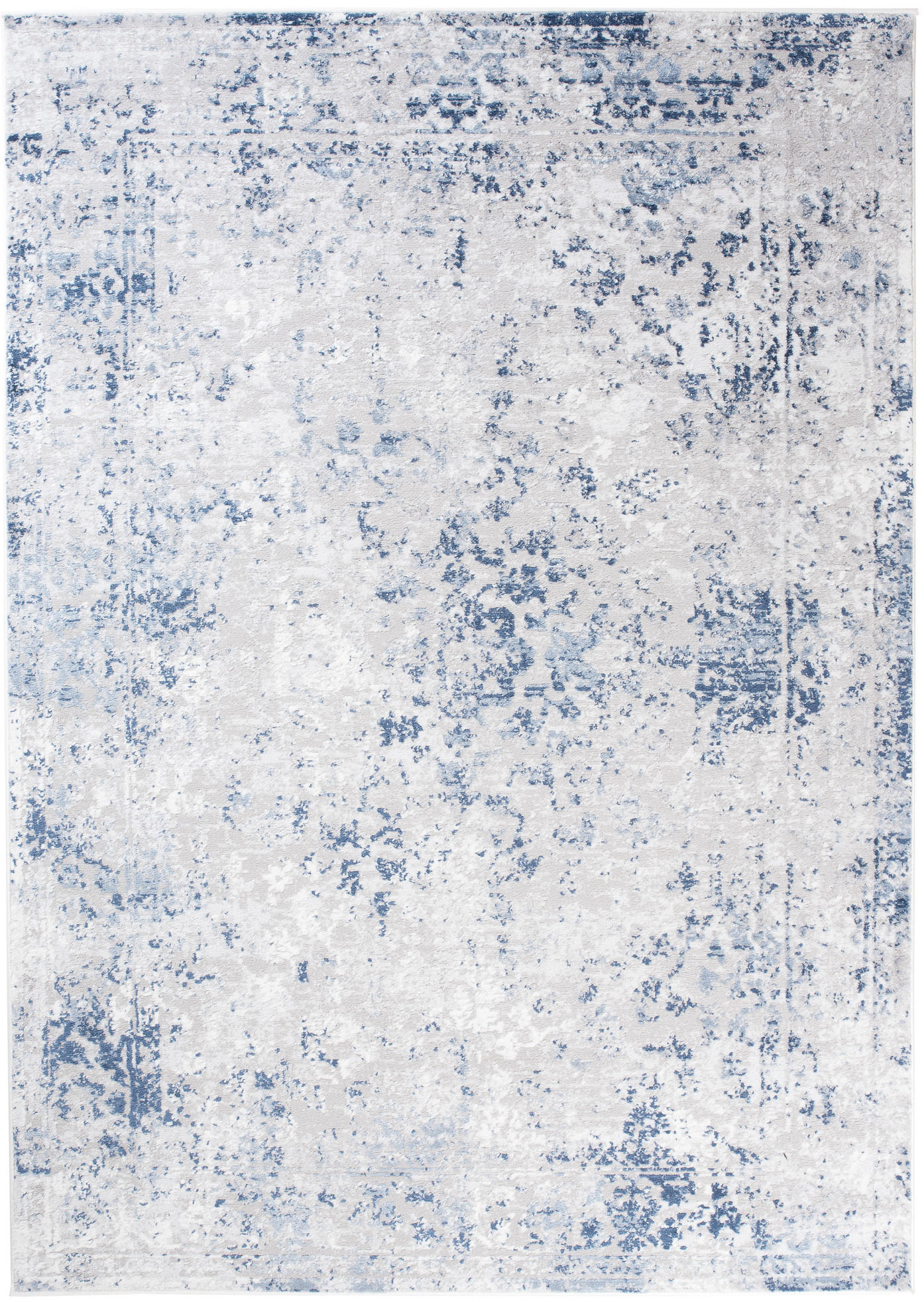 TEPPICH SKY Blau Grau 200/300 cm - Blau, Textil (200/300cm) - Tapiso