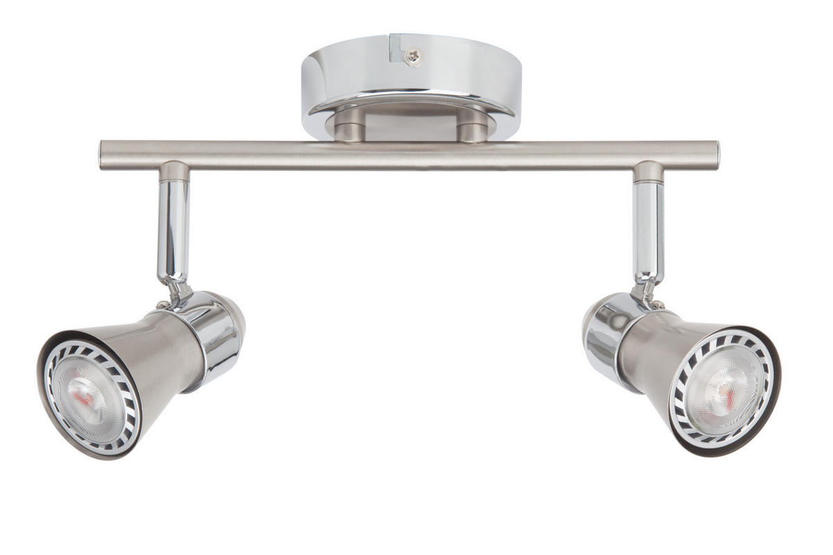 LED SPOT Sanny Eisen/Chromfarbenfarben 16,5/31,5/13,5 cm - Multicolor, Metall (16.5/31.5/13.5cm) - Brilliant