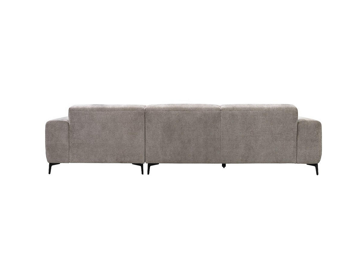 SOFA - 5 Personen - stoff - taupe Sapigo - Taupe, Textil (306/80/98cm) - Vente-Unique