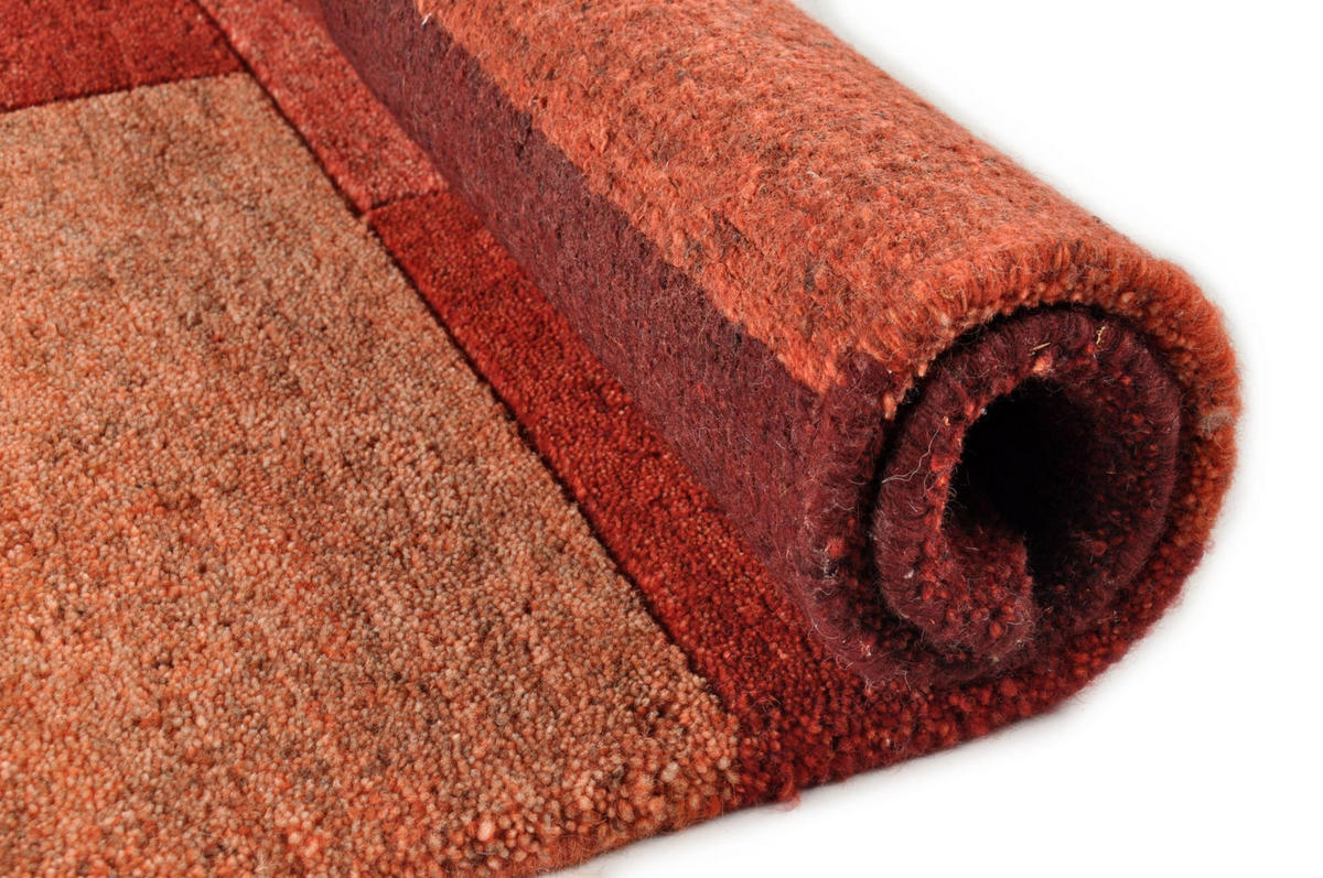 WOLLTEPPICH Dalas 250x300 cm - Rot, Textil (250/300cm) - THEKO