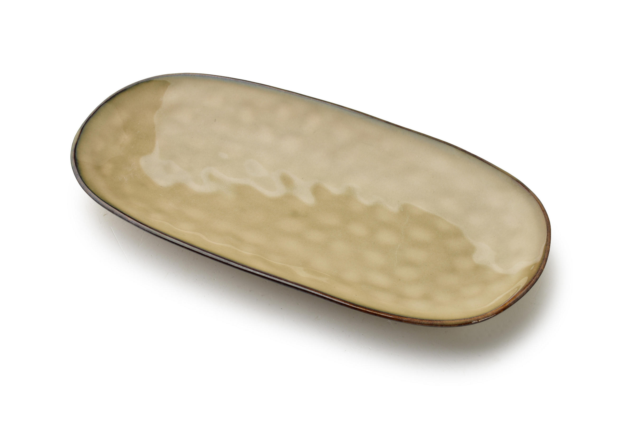 PLATTE BASIC NATURE 26x13 cm Keramik Natur - Naturfarben, Keramik (13/2/26cm) - Mondex