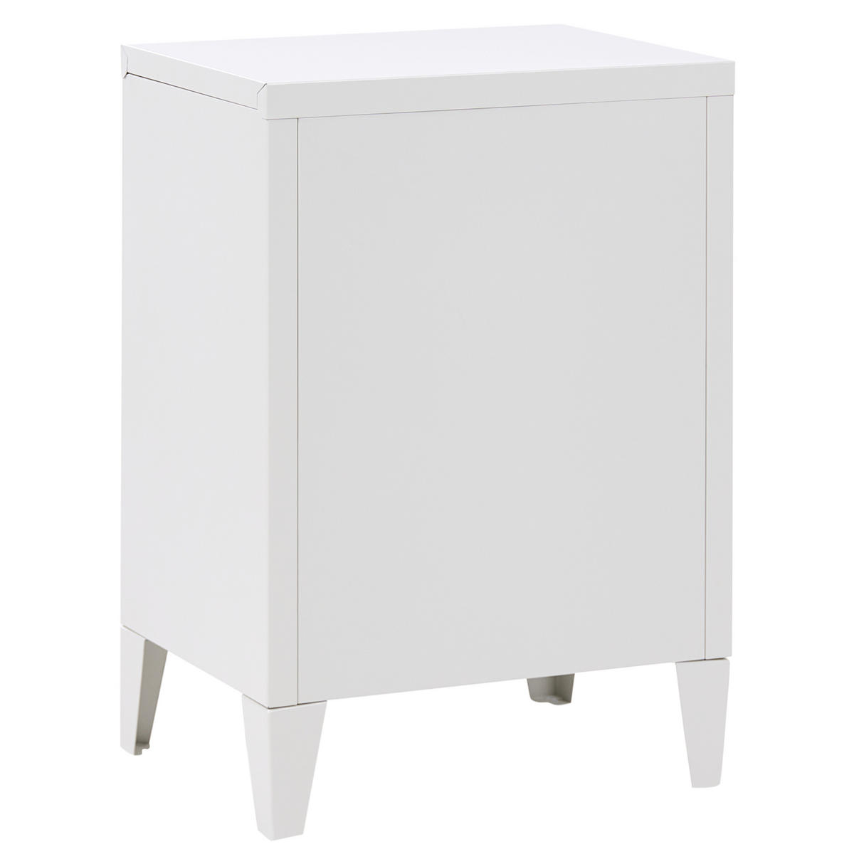 BÜROSCHRANK Metall Hellgrau Oreti - Hellgrau/Grau, Metall (40/57/30cm) - Beliani