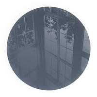 GLASPLATTE für Kamin Ø 80 cm - Dunkelblau, Glas (80/80/0.4cm) - TULUP