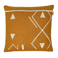 DEKOKISSEN Fantasie gestrickt Gelb 50x50 - Gelb, Textil (50/50/12cm) - Malagoon