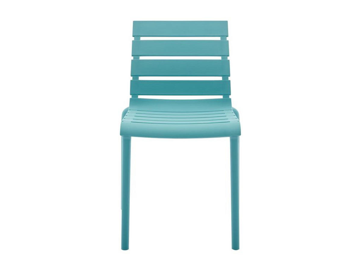 GARTENSTUHL stapelbar 2er-Set - Polypropylen - Himmelblau - PANDJI von MYLIA - Hellblau, Kunststoff (54/79/49.5cm) - Vente-Unique