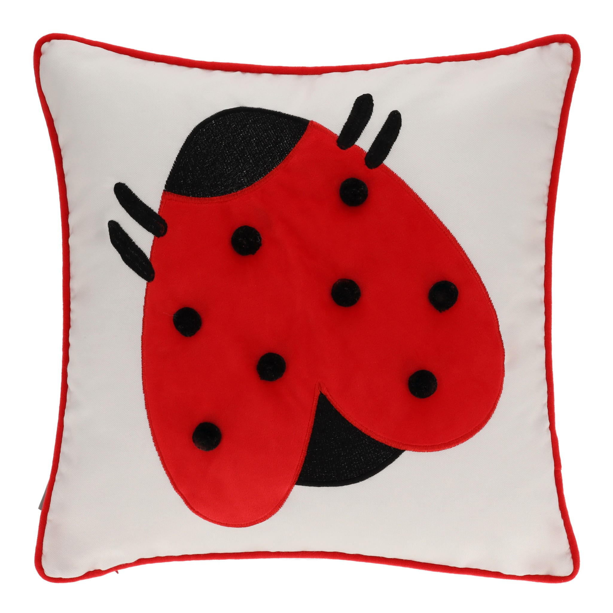 KISSENBEZUG Bibi - Weiß, Textil (45/45cm) - home&you