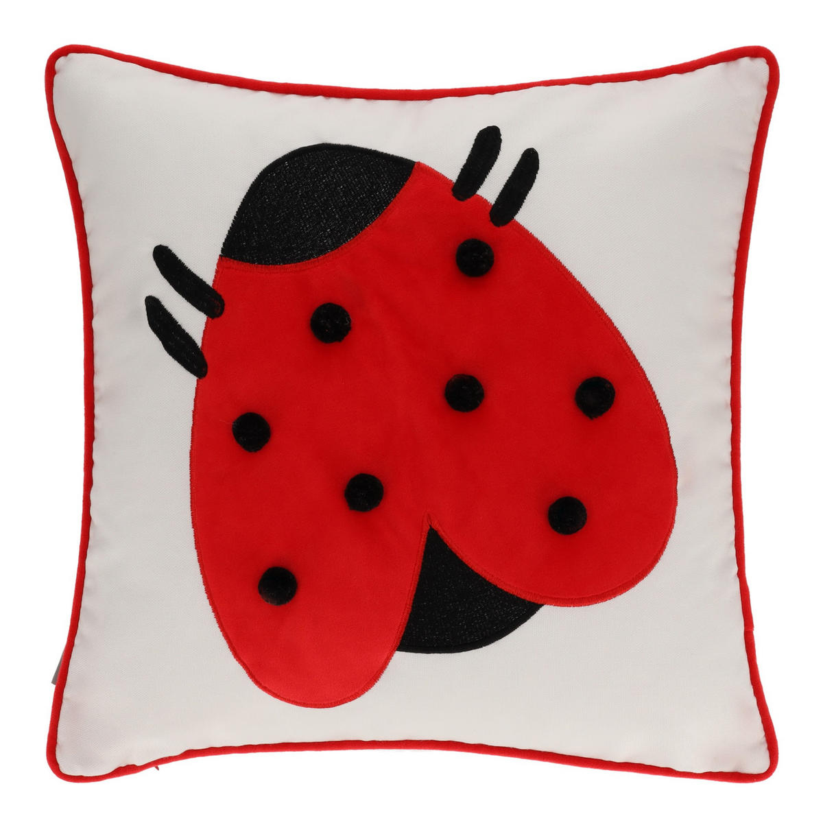 KISSENBEZUG Bibi - Weiß, Textil (45/45cm) - home&you