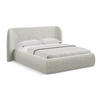 POLSTERBETT mit Bettkasten und Lattenrost 190x215 Beige - Beige/Schwarz, Kunststoff/Textil (140/200cm) - Makamii