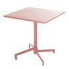 BISTROTISCH, Puderrosa - Pink, Metall (70/70/72cm) - Oviala