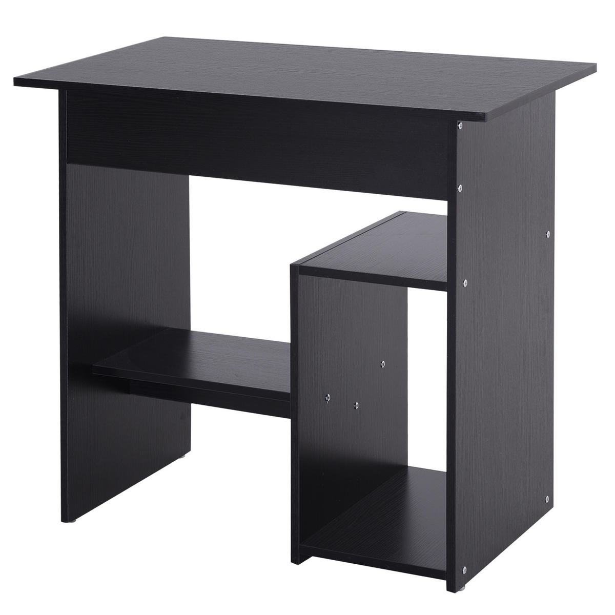 BÜROTISCH Schwarz 1 Stück - Schwarz, Holzwerkstoff (45/80/75cm) - GiPP
