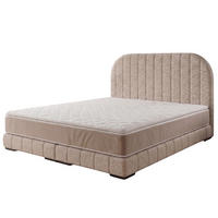 POLSTERBETT LEON3 140x 200 cm Farbe: Beige - Beige, Textil (140/200cm) - A&J MöbelLand