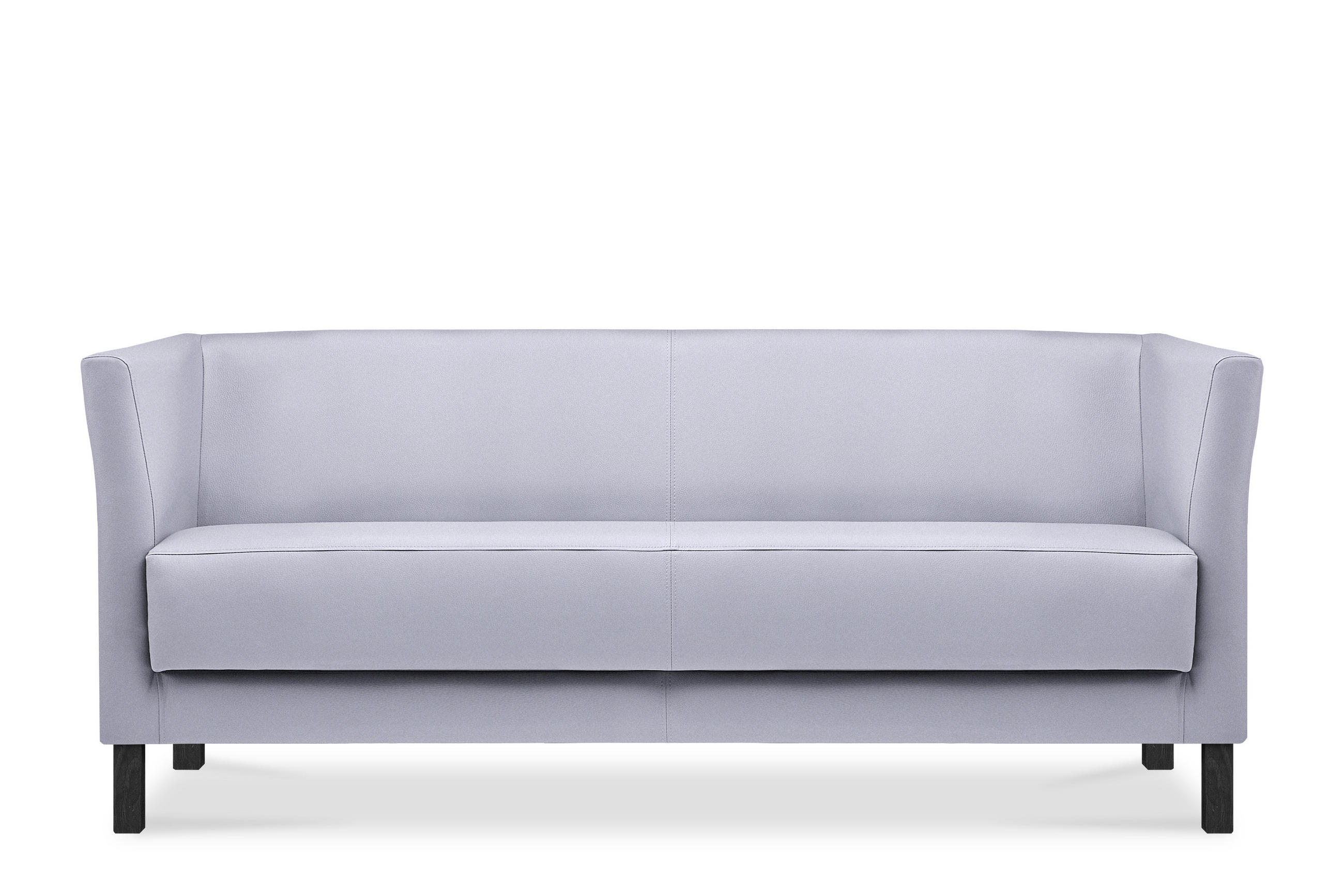 3-SITZER-SOFA ESPECTO Lederoptik, grau - Schwarz/Grau, Textil (67/71/171cm) - KONSIMO®