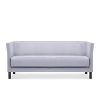 3-SITZER-SOFA ESPECTO Lederoptik, grau - Schwarz/Grau, Textil (67/71/171cm) - KONSIMO®