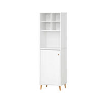 AKTENREGAL Jaguar Set AKTENSCHRANK & REGALKREUZ Breite 51 cm Weiß - Weiß, Holz (51/168.7/41cm) - PROREGAL