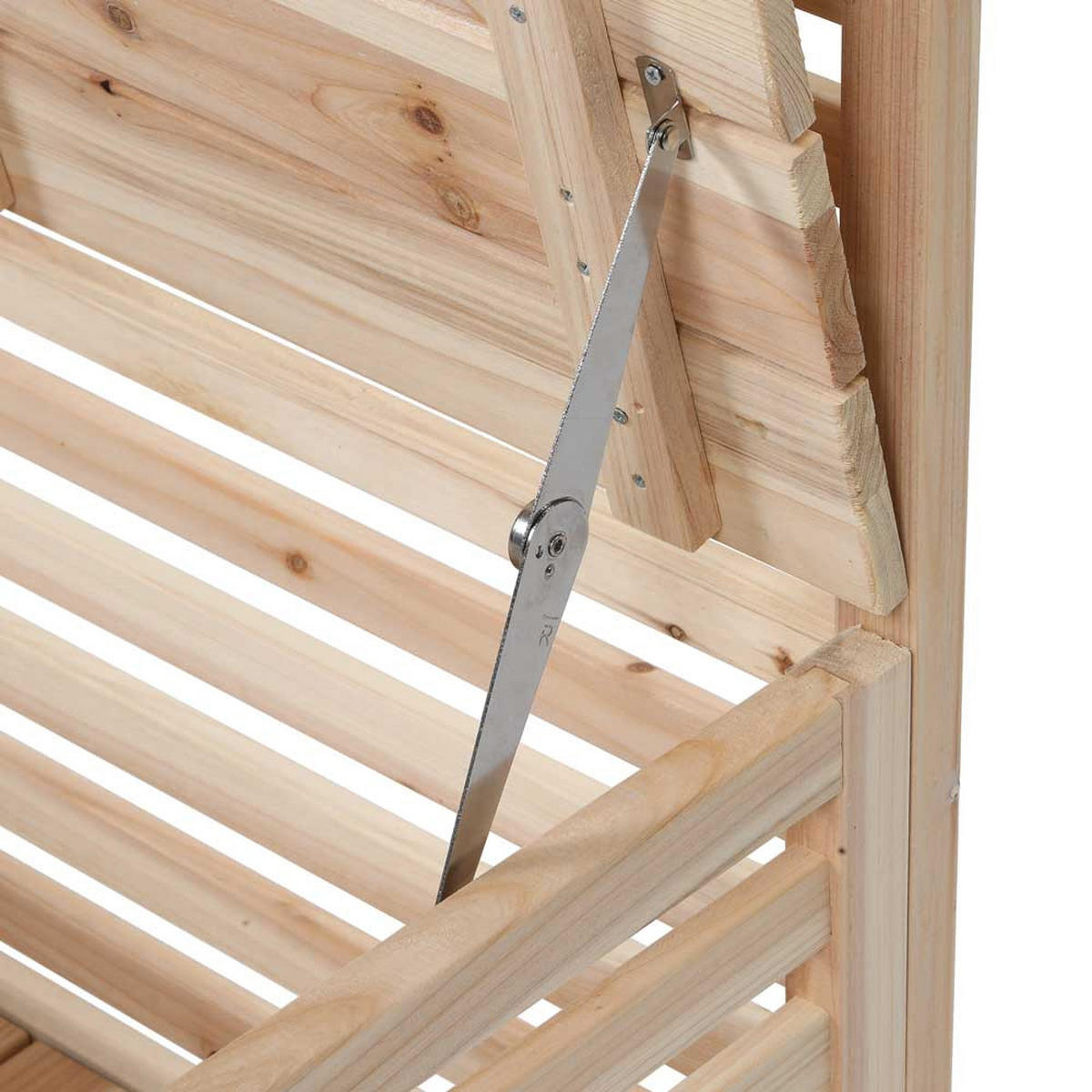 SICHTSCHUTZ-BANK ORELIA - Braun, Holz (80/171/40cm) - Home Deluxe