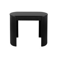 BEISTELLTISCH Estriado Schwarz 100/40/76.5 cm - Schwarz, Metall (100/40/76.5cm) - Leitmotiv