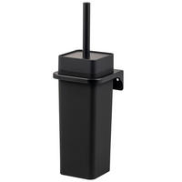 WC-GARNITUR SAVONA, schwarz, Kunststoff - Schwarz, Kunststoff (12/36.5/13cm) - bremermann