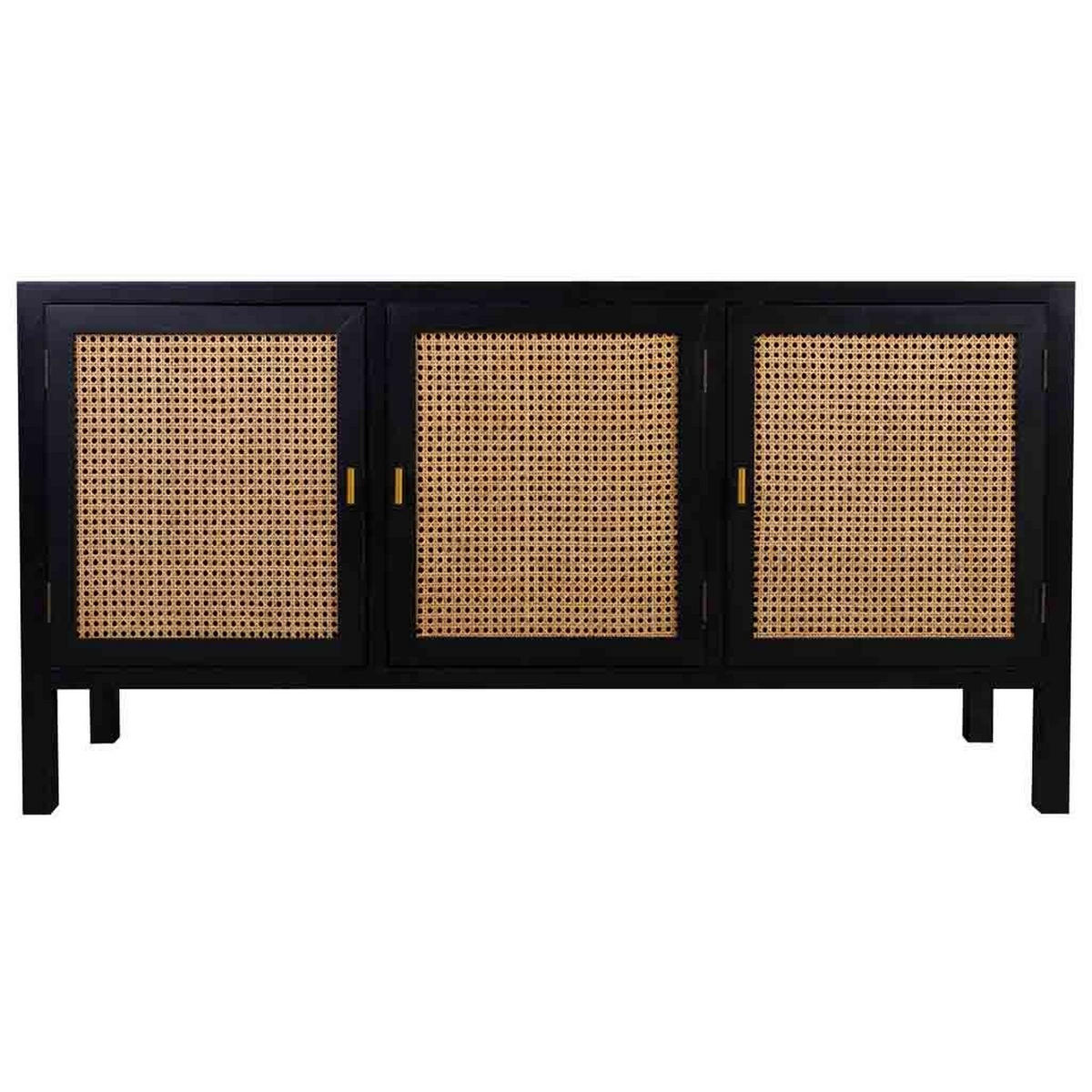 SIDEBOARD 150x45x76 cm - Schwarz, Holz (150/76/45cm) - Wanderlust
