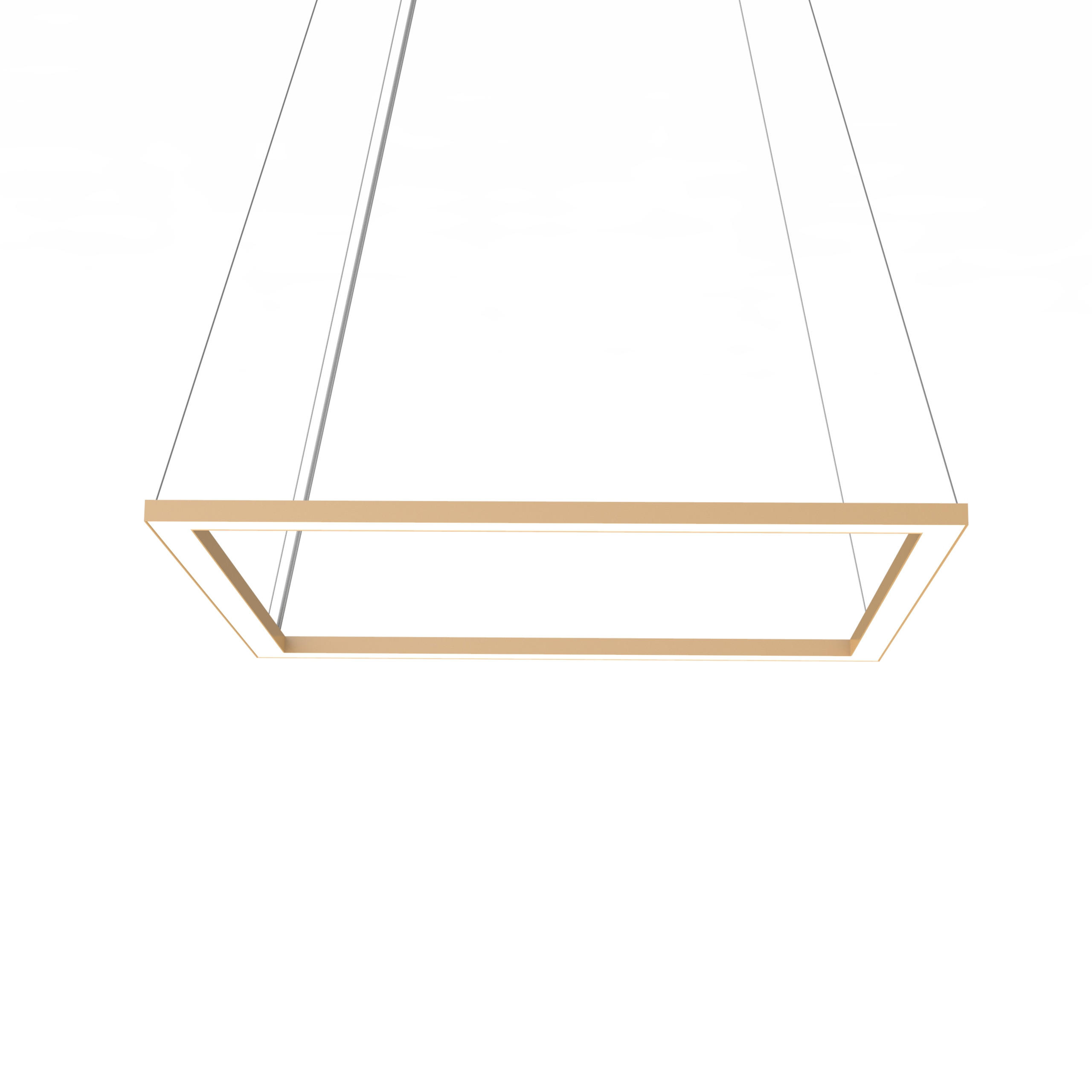 Lumicom Led-Hängeleuchte Gold 60x100x60 cm