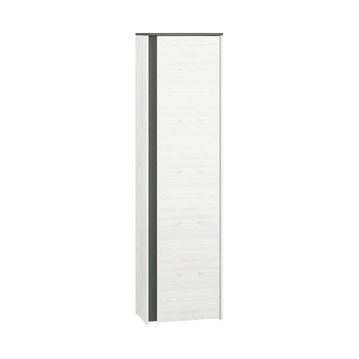 KLEIDERSCHRANK – HYGA 06 – 54 cm – Hyga – Weiß / Kieferfarben - Weiß/Kieferfarben, Holzwerkstoff (54/198/34cm) - hi-markt