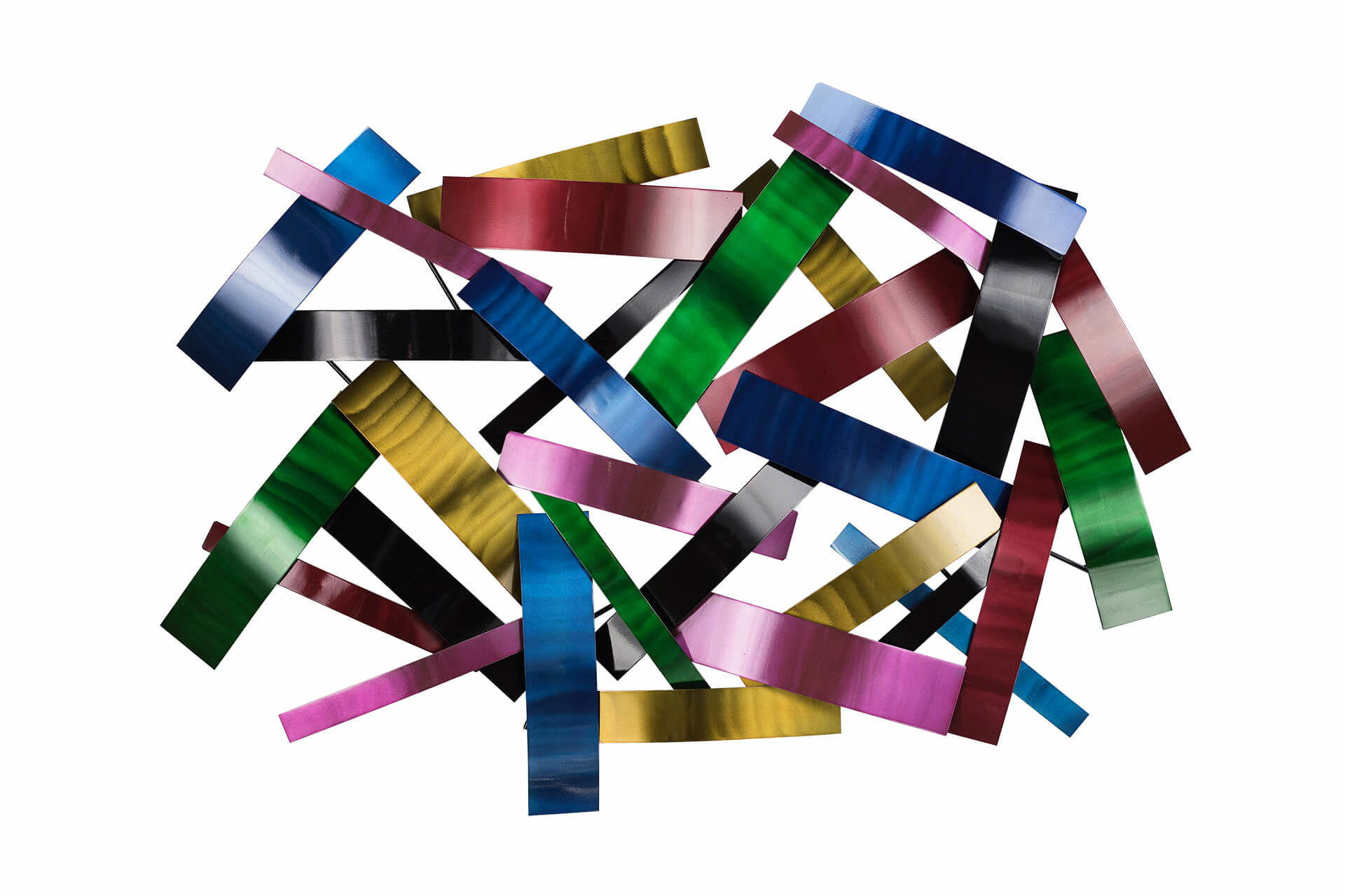 WANDDEKO Bunt 106/70 cm - Multicolor, Metall (5.31/70/9cm) - KUNSTLOFT