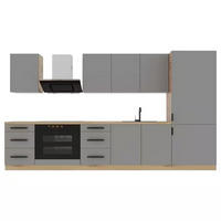 KÜCHENLEERBLOCK 280 cm - Langen K98-M280 - in Beige/Matt - Beige, Holz (280/212/60cm)