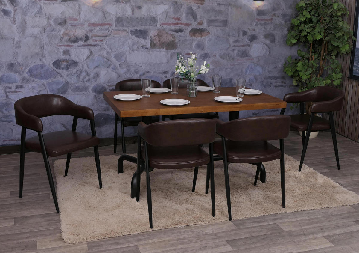 ESSZIMMERSTUHL Dunkelbraun - Dunkelbraun, Kunststoff (51/77/52cm) - MCW