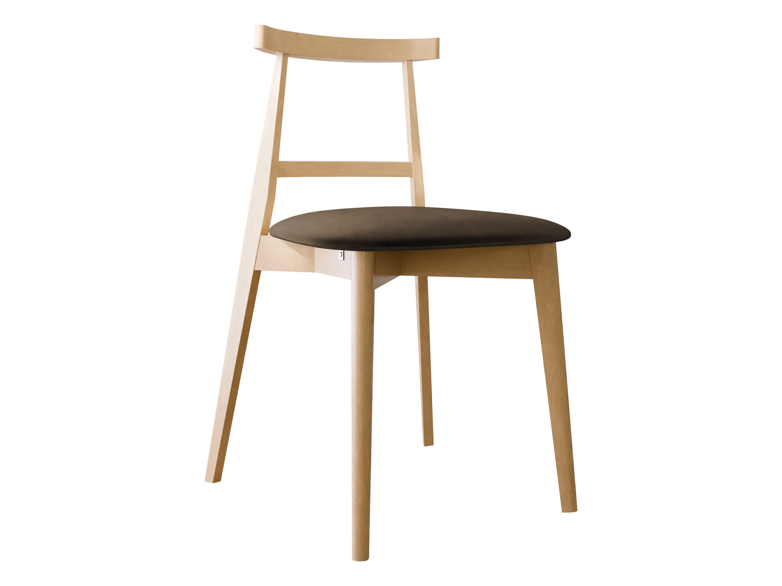 WOHNZIMMER STUHL KT71, Holzfarbe: Buche - Buchefarben/Braun, Holz/Textil (48/75/54cm) - MIRJAN24