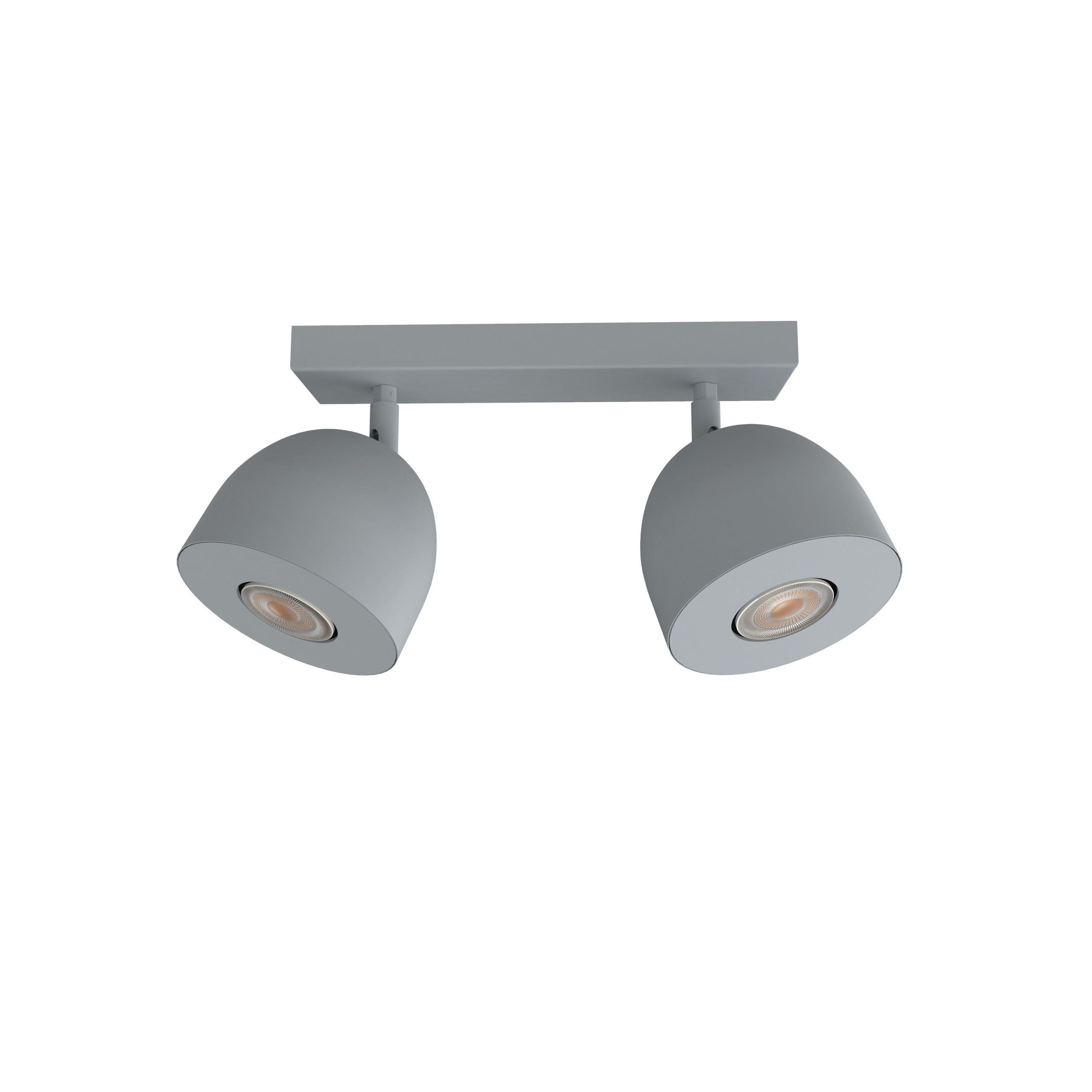 Lumicom Deckenleuchte Grau 27x18x6.5 cm