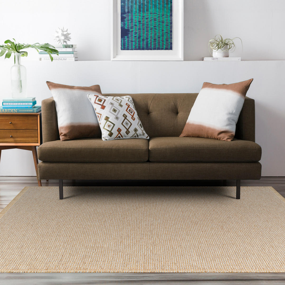 JUTETEPPICH 200/275 cm Braun - Hellbraun/Grau, Naturmaterialien/Textil (200/275cm) - LIVABLISS