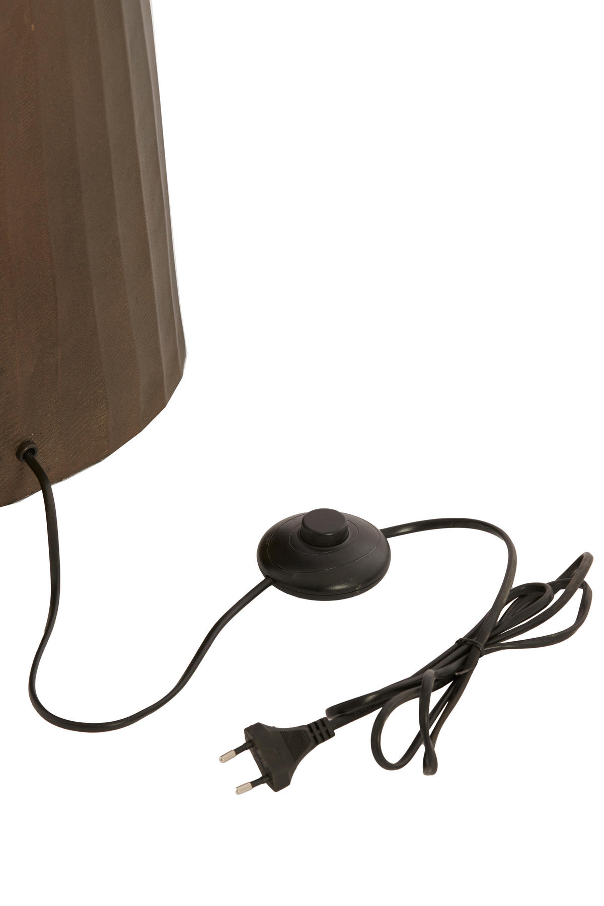 STEHLAMPE Mijas Braun 27.5/14/144 cm - Braun, Metall (27.5/14/144cm) - Light & Living