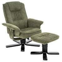 RELAXSESSEL CHARLY - Schwarz/Grün, Textil (76/87/61cm) - IDIMEX