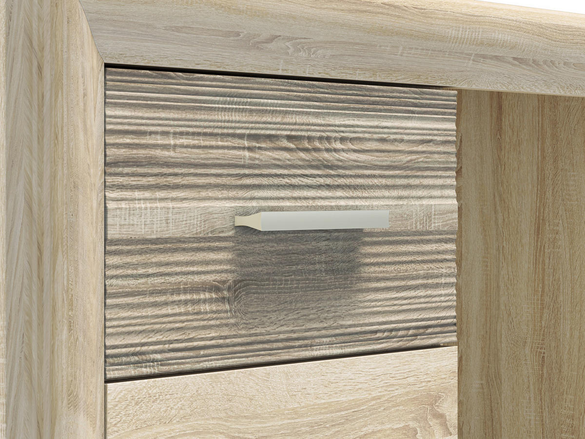 SCHREIBTISCH Castel Sonoma Eiche / Sonoma Eiche Trüffel 120 / 58 / 78cm - Braun/Sonoma Eiche, Holz/Holzwerkstoff (58/120/78cm) - Feldmann-Wohnen