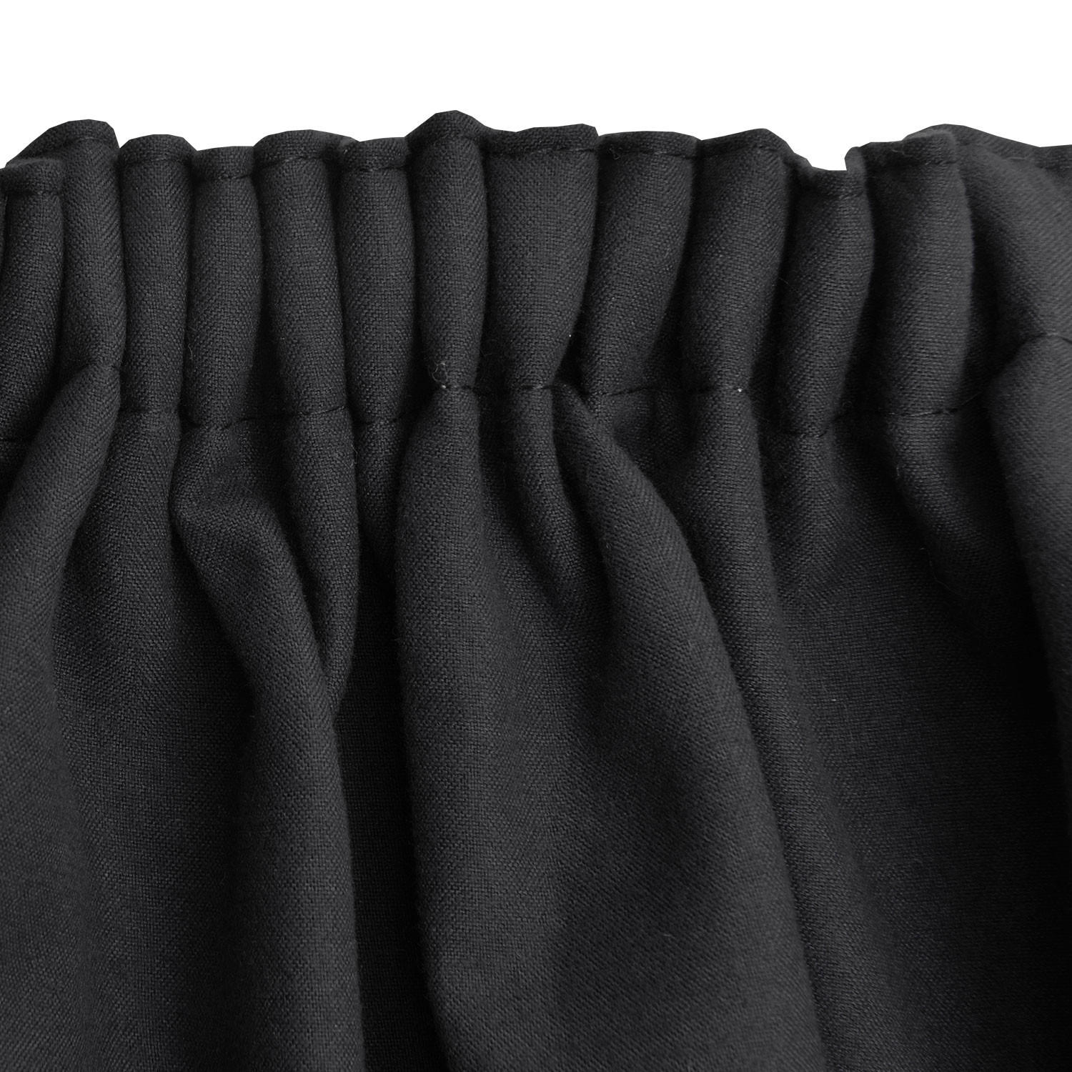 Thumbnail - Beautissu  Vorhang, Schwarz, Textil, 140x245x1 cm, Wohntextilien, Gardinen & Vorhänge, Fertiggardinen, Fertiggardinen