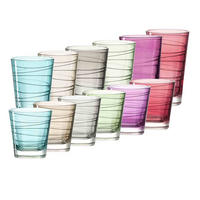 TRINKGLÄSER Vario bunt 12er Set - Multicolor, Glas (0.001L) - Leonardo Living