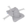 BADEKISSEN Bär Badehilfe grau hellgrau Wannenauflage, Baby-Badewannenkissen, Clips - Grau, Kunststoff (32/45cm) - Kikka boo