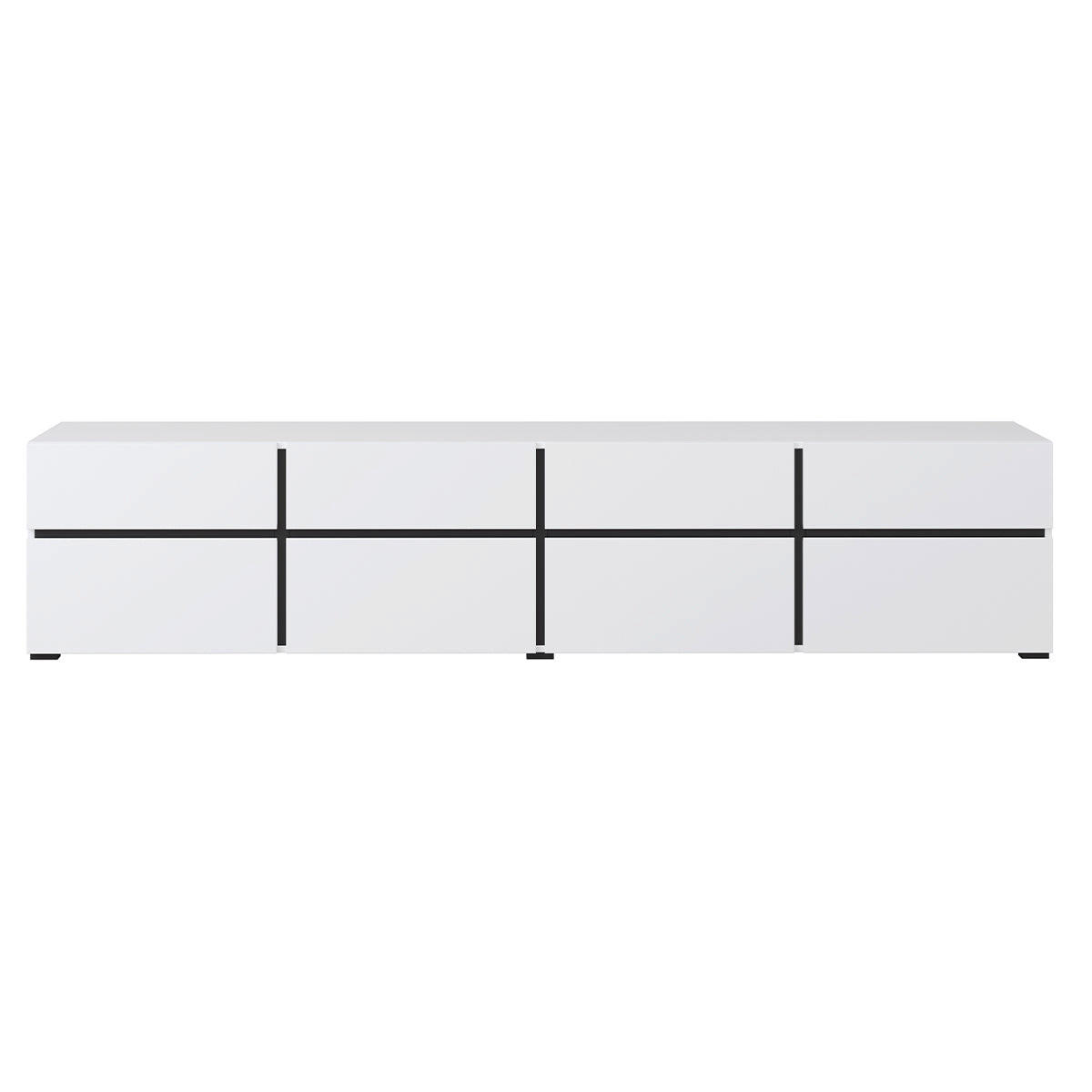 TV ORMARIĆ Lilia Bijeli - bijela, drvni materijal (225/48/40cm) - Petits-meubles