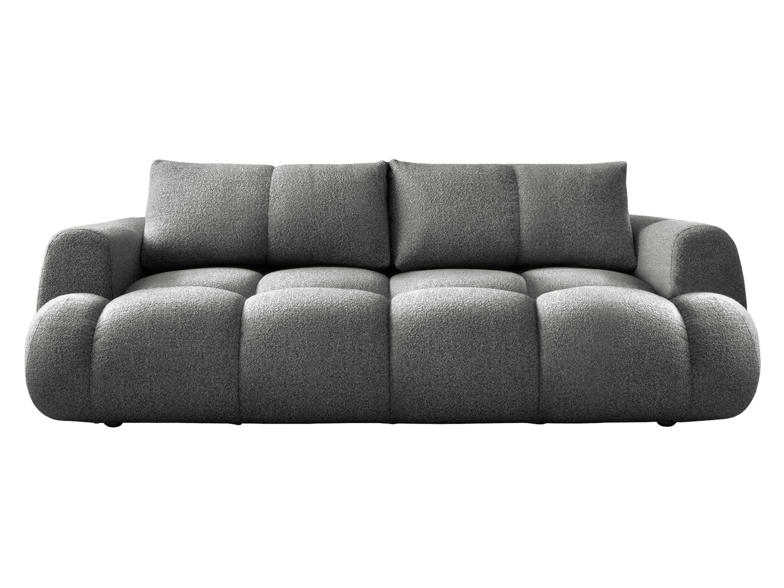 SCHLAFSOFA Mitto - Schwarz/Grau, Holzwerkstoff/Kunststoff (250/85/117cm) - MIRJAN24