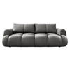 SCHLAFSOFA Mitto - Schwarz/Grau, Holzwerkstoff/Kunststoff (250/85/117cm) - MIRJAN24