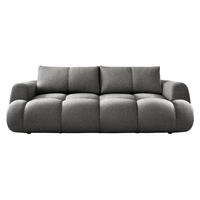 SCHLAFSOFA Mitto - Schwarz/Grau, Holzwerkstoff/Kunststoff (250/85/117cm) - MIRJAN24
